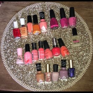21 nail polishes
